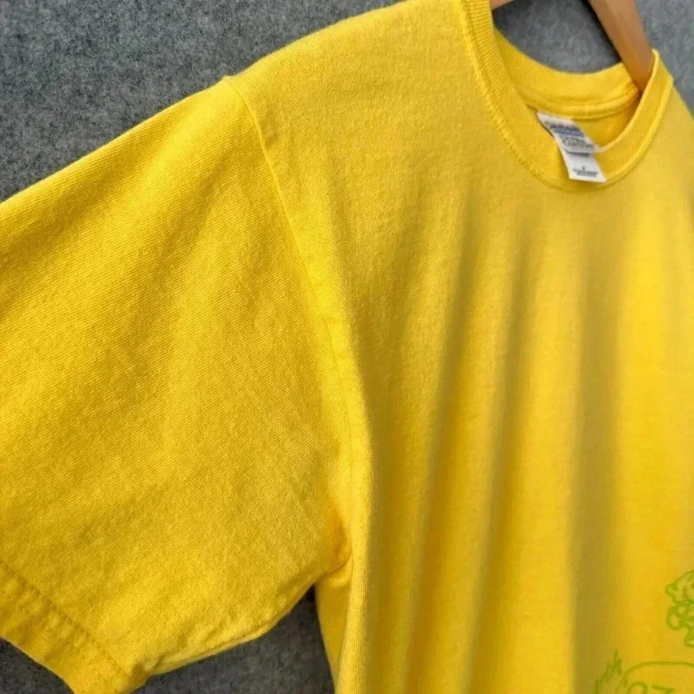 Earth Day Shirt Womens Small Yellow Trees‎ Recycle Nature Short Sleeve 2007